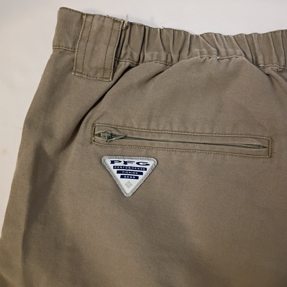 Columbia PFG Brewha II Cargo Shorts Mens 2xl Khaki Hiking Fishing Outdoor Casual - Picture 6 of 9